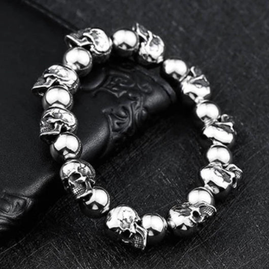 Pulsera de Calavera Titanio para Hombre - Diseño Minimalista - Image 2