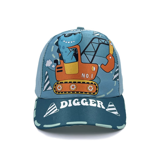 Gorra de Béisbol Infantil de Dibujos Animados con Excavadora - Image 10