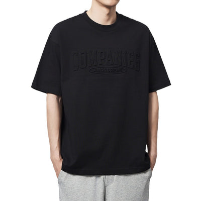 Camiseta Suelta de Algodón con Estampado de Letras y Cuello Redondo - Image 5