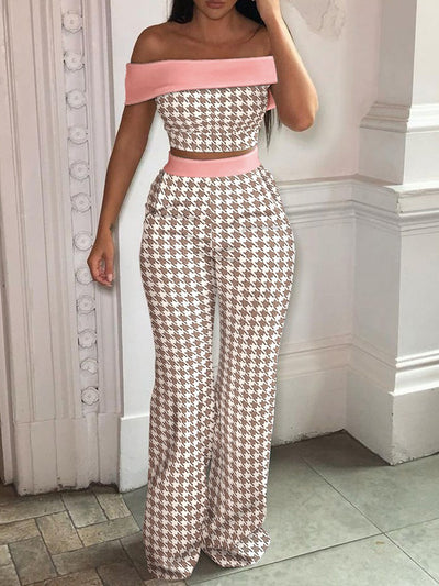 Conjunto Tropical: Blusa Escotada y Pantalón Talle Alto - Image 9