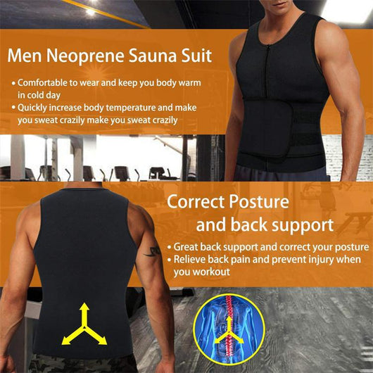 Faja Deportiva de Neopreno para Hombre - Moldeador Corporal - Image 8