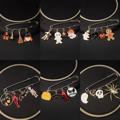 Broche Combinado Halloween Fantasma Cartoon - Image 12