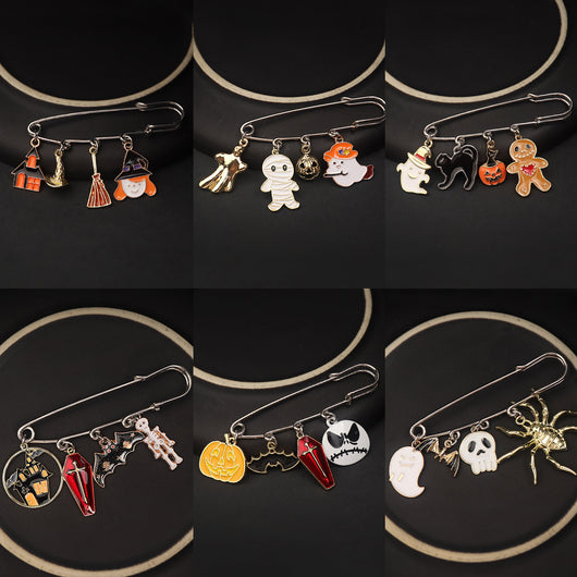 Broche Combinado Halloween Fantasma Cartoon - Image 12