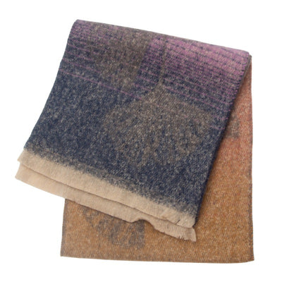 Bufanda Estilo Europeo Jacquard Hoja de Ginkgo - Image 19
