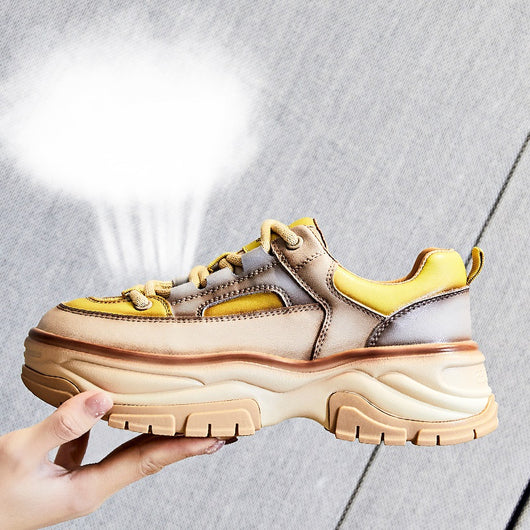Zapatos Retro Étnicos de Cuero para Mujer con Suela de Succión - Image 4