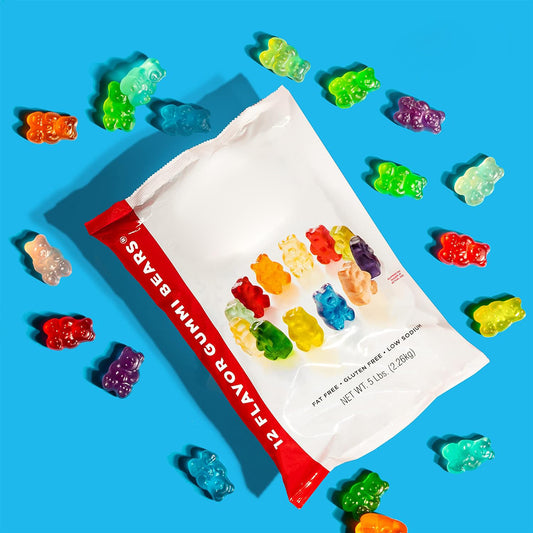Caramelos de Frutas Suaves Multicolor