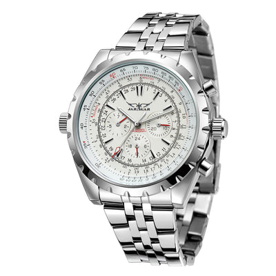 Reloj Automático de Acero Inoxidable con Doble Calendario para Hombre - Image 3