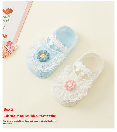 Calcetines Antideslizantes de Algodón Fino para Bebé y Niño Pequeño - Image 12