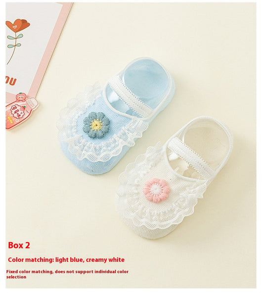Calcetines Antideslizantes de Algodón Fino para Bebé y Niño Pequeño - Image 12