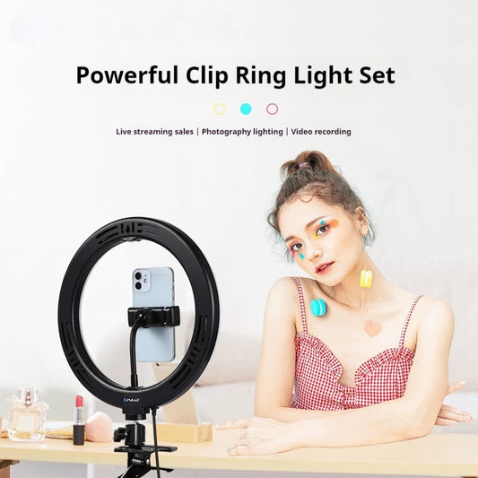 Lámpara de Escritorio LED 26cm con Pinza Ajustable