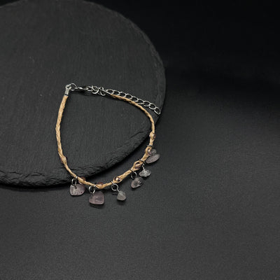 Pulsera Tejida en Rafia con Piedra Natural - Image 22