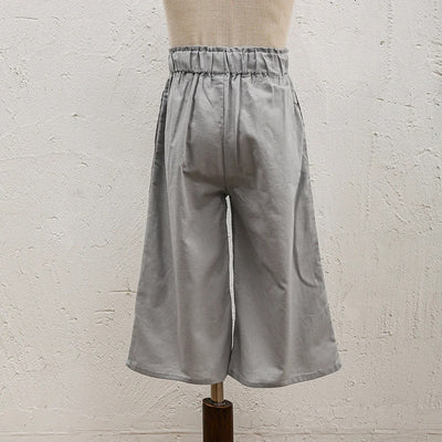 Pantalón Ancho de Lino y Algodón con Cintura Elástica - Image 16