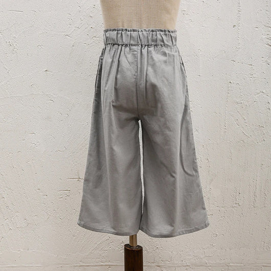Pantalón Ancho de Lino y Algodón con Cintura Elástica - Image 16