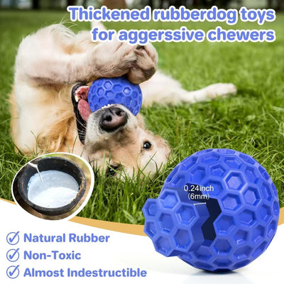 Pelota Masticable Indestructible para Perros Grandes - Juguete Interactivo Antiansied con Sonido - Image 12