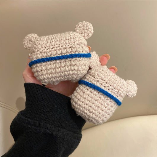 Mochila Tejida Artesanal con Diseño Koala y Funda para Auriculares - Image 13