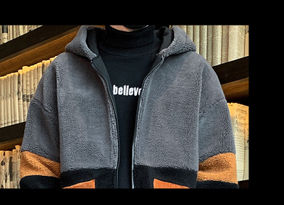 Suéter Hombre Estilo Coreano Oversized Abrigado Casual - Image 9