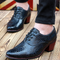 Zapatos de Moda Británica para Hombre con Punta Elevada