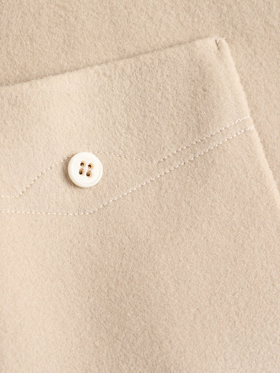 Abrigo de Lana Clásico Estilo Chino para Mujer - Image 11