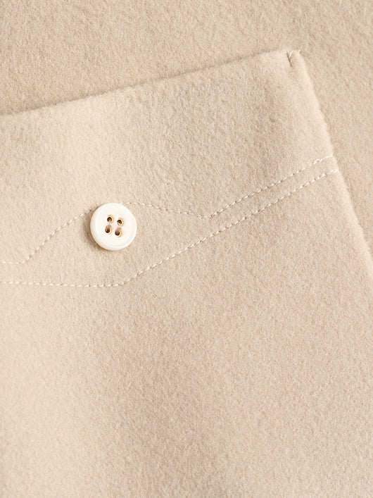 Abrigo de Lana Clásico Estilo Chino para Mujer - Image 11