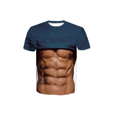 Camiseta Estampada 3D de Manga Corta para Hombre - Comodidad Premium - Image 7