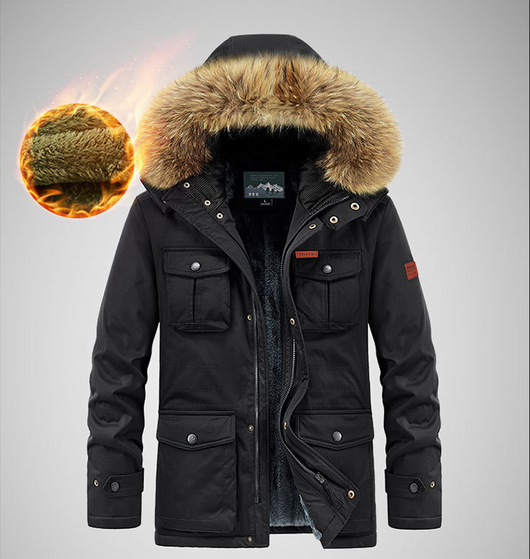 Chaqueta Acolchada Oversize con Múltiples Bolsillos para Tallas Grandes - Image 3