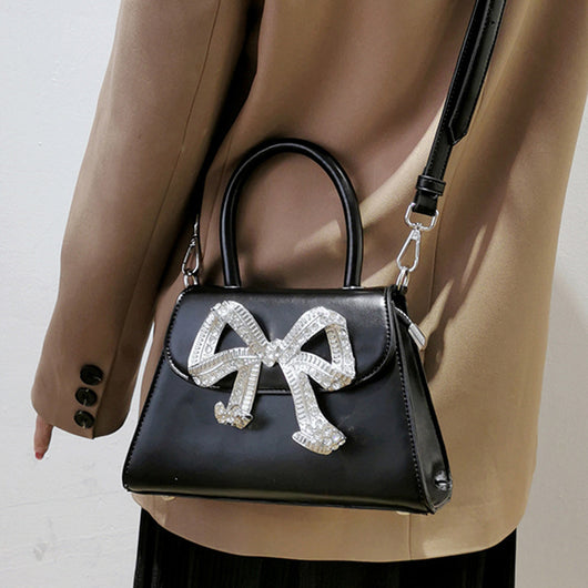 Bolsa Cuadrada Portátil con Moño Diamante - Versátil y Elegante - Image 13