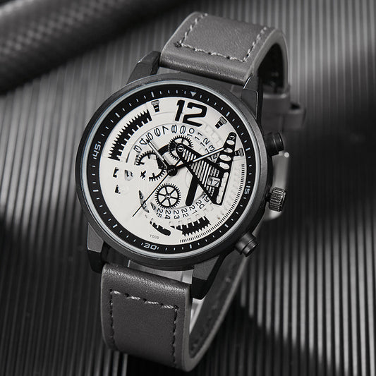Reloj Mecánico de Diseño Calado con Calendario