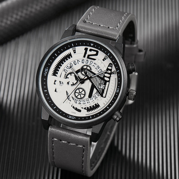 Reloj Mecánico de Diseño Calado con Calendario