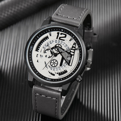 Reloj Mecánico de Diseño Calado con Calendario