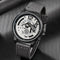 Reloj Mecánico de Diseño Calado con Calendario