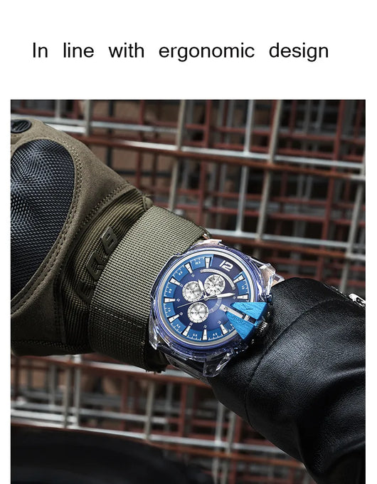 Reloj de Cuarzo Impermeable Unisex con Correa de Plástico - Image 8