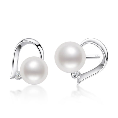 Aretes Geométricos Retro Gota Blanca - Diseño Minimalista - Image 6