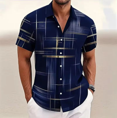 Camisa Casual de Botones para Hombre - Perfecta para Viajes y Aventuras - Image 12