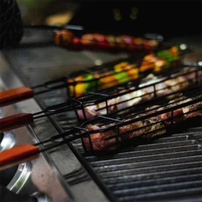 Pinza para Carnes con Mango de Madera y Malla - Herramienta BBQ Profesional - Image 23