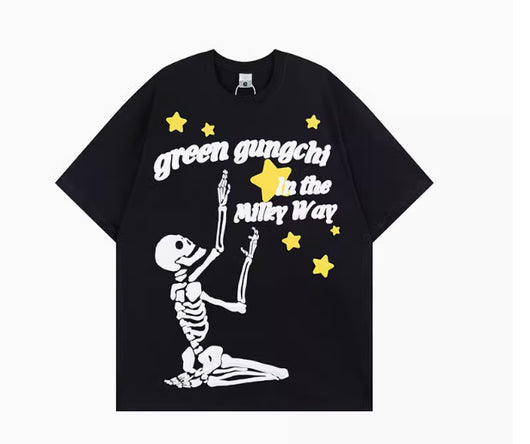 Camiseta Estampado Calavera Retro Americano - Image 5