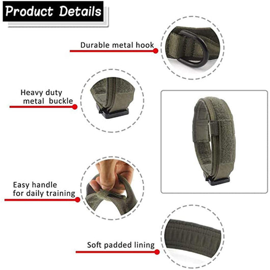 Collar y Correa Táctica Ajustable para Perros - Nylon Militar Resistente - Image 13