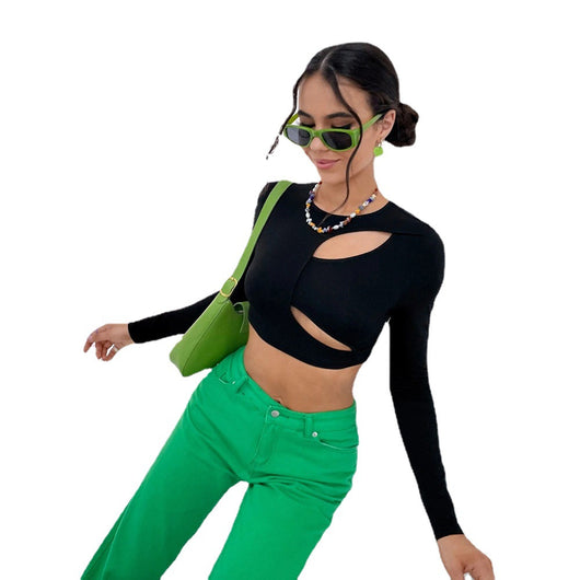 Blusa Elegante de Manga Larga con Detalles Calados - Image 5