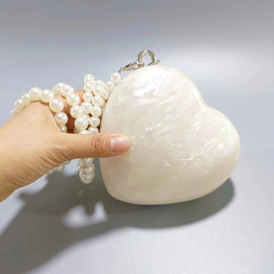 Bolso de Moda Acrílico Transparente con Diseño Love - Image 9