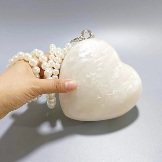 Bolso de Moda Acrílico Transparente con Diseño Love - Image 9