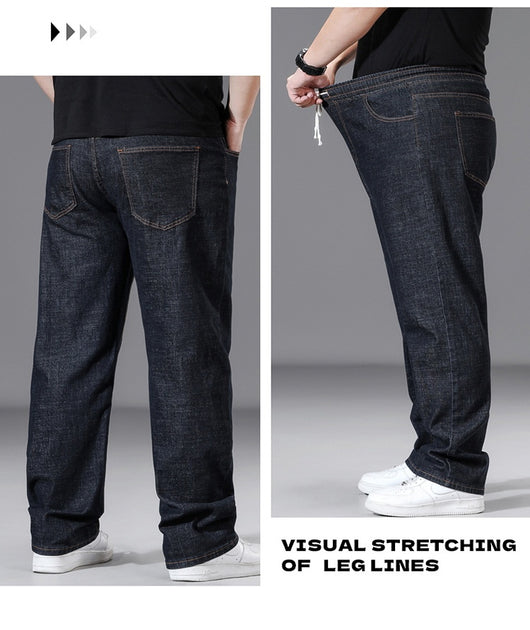 Pantalones Holgados de Cintura Elástica para Hombre Talla Grande - Image 19