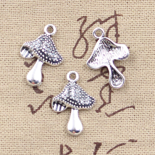 Dije Hongo Plata Antigua - Accesorio de Joyería Elegante - Image 4