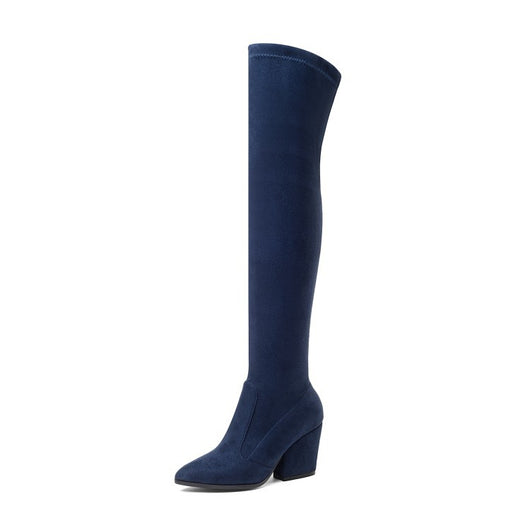Botas de Invierno con Tacón Grueso y Caña Alta - Image 4