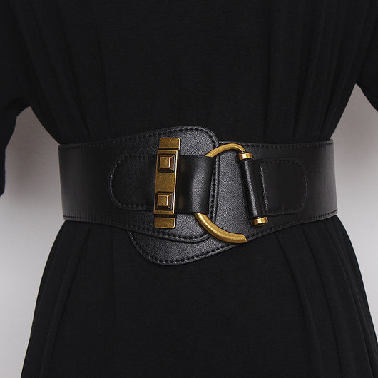 Cinturón Elástico Ancho para Mujer - Decorativo Versátil para Vestidos, Suéteres y Abrigos - Image 24