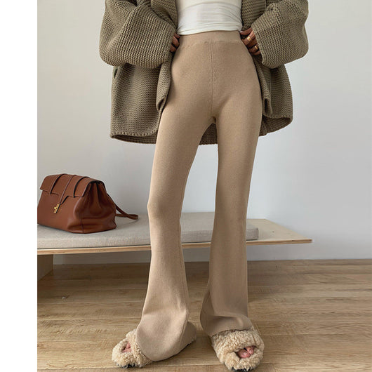 Cardigan Holgado con Pantalón Bootcut de Cintura Alta - Image 4