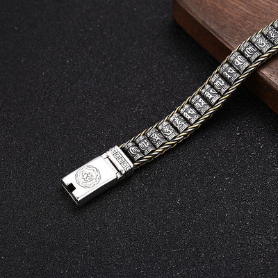 Pulsera de Plata Tailandesa con Cuentas Ajustables - Estilo Unisex Trendy - Image 9