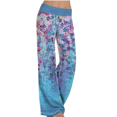 Pantalones Yoga Anchos con Estampado - Ropa Deportiva Suelta para Mujer - Image 8