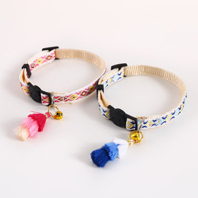 Collar Rojo de Malla Nylon Ajustable de Doble Capa - Image 10