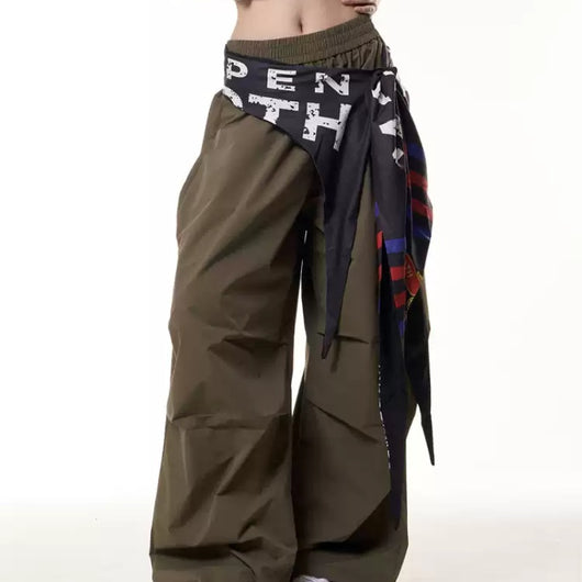 Pantalones Casuales Anchos con Pliegues y Bolsillos Funcionales - Image 11