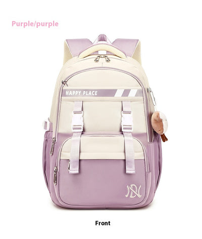Mochila Escolar Preppy Minimalista Resistente a Manchas - Image 18