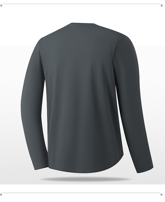Playera Manga Larga Lisa de Algodón Premium - Image 19